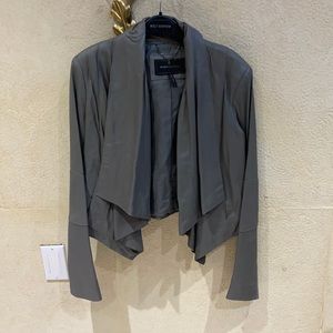 BCBG genuine leather coat